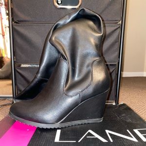 Lane Bryant Knee High Wedge Boots